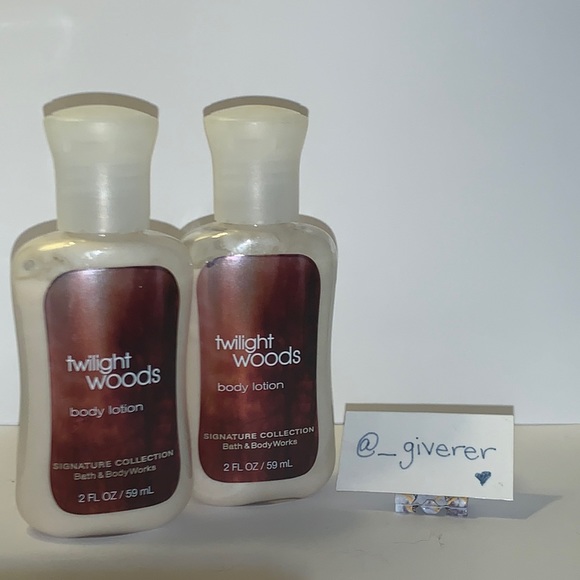 2x 2oz Twilight Woods Lotion Bath & Body Works - Picture 2 of 7